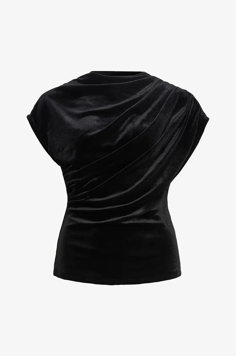 Vila Bluse Vilivas S/L Top /Dc - Svart