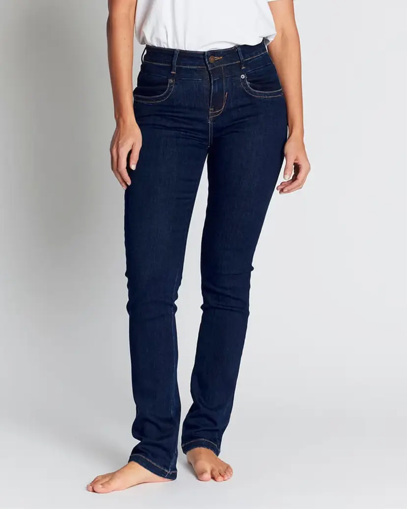 Floyd Jeans Alea 2227 - Straight - Blå - Str 26