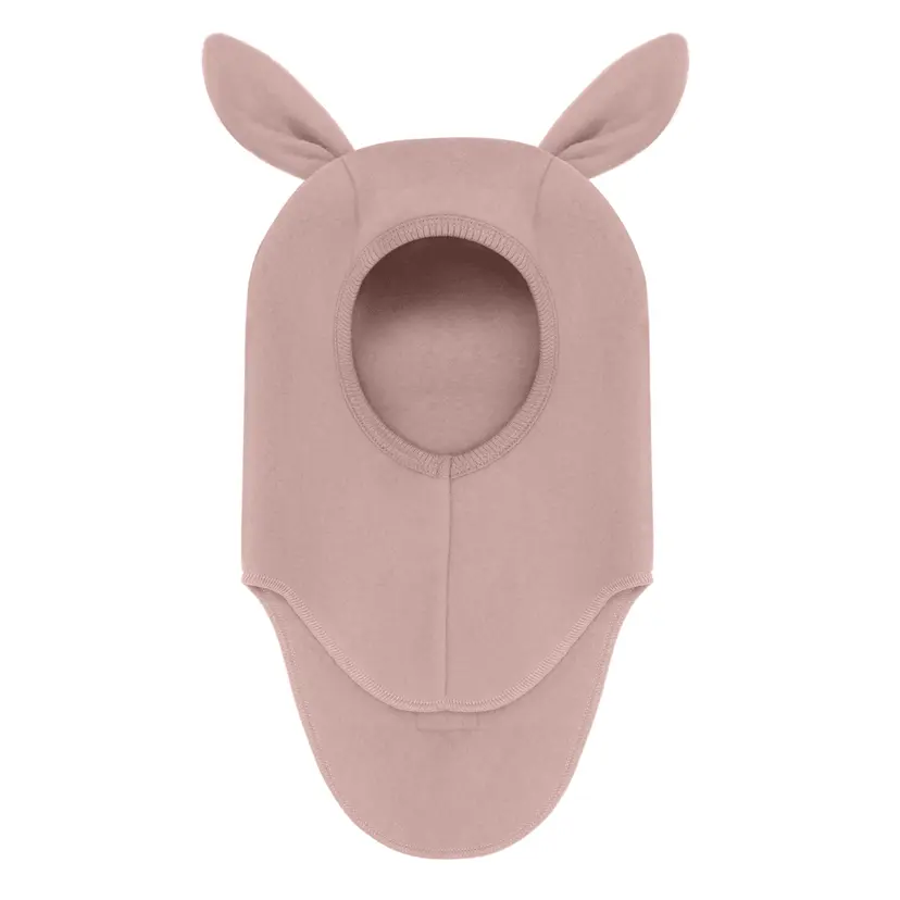 Huttelihut Huttelihut - Balaclava Ullfleece Kaninører Mahogany Rose