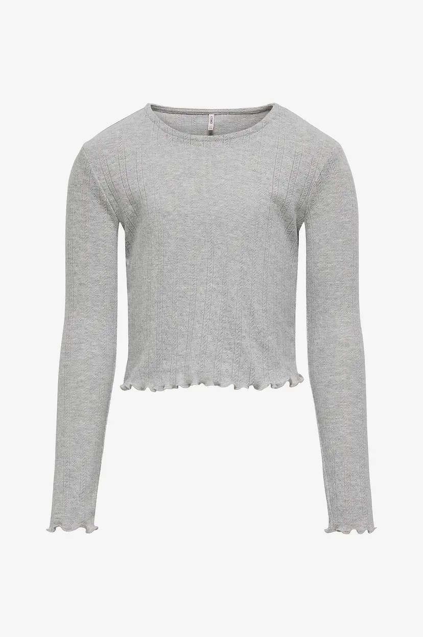 Kids Only Topp kogCarlotta L/S Top Jrs - Grå
