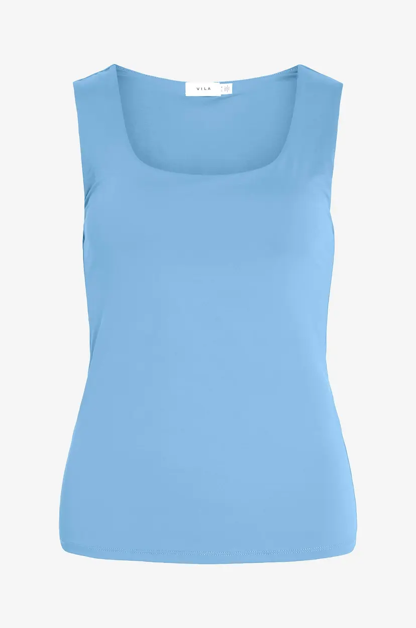 Vila Singlet viKenza O-neck S/L Tank Top - Blå
