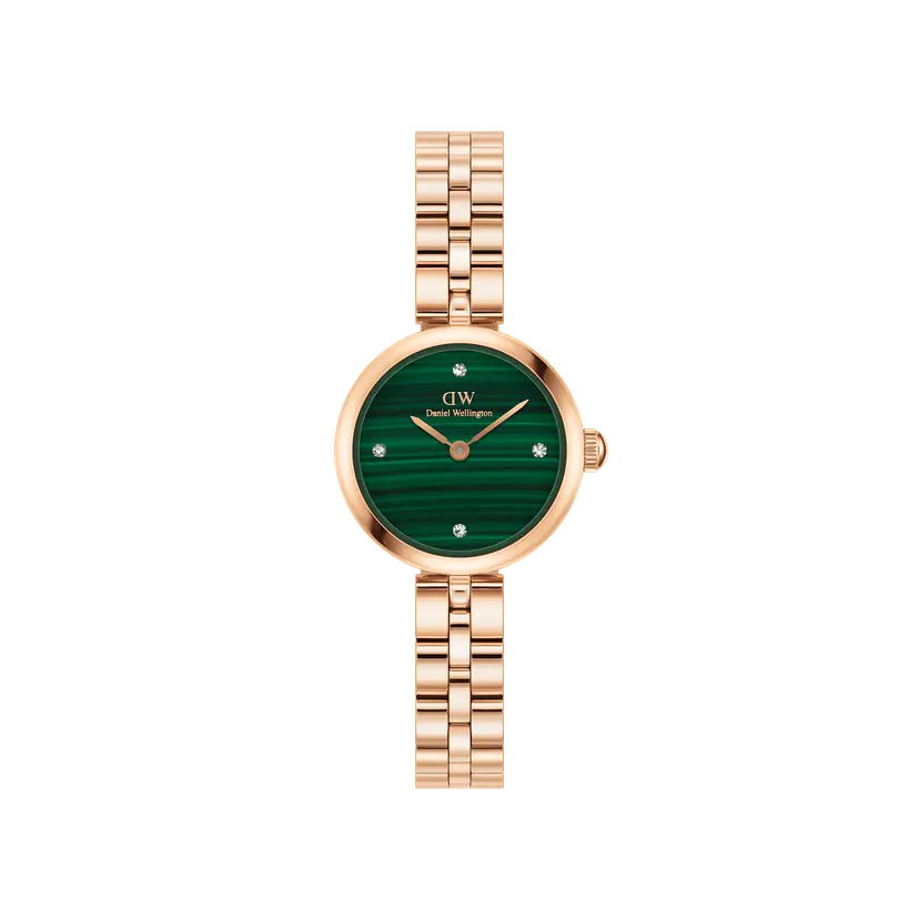 Daniel Wellington Rose Gold 22mm Mic Watch Elan Lumine Malachite | DW