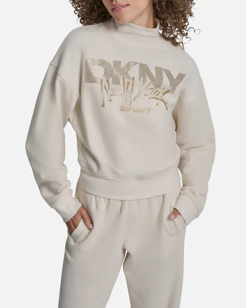 DKNY Sport DKNY Sport DP5T1426 Beige Sweatshirt