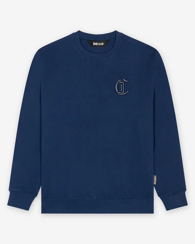 Just Cavalli Just Cavalli 79OAIT07 Blue Sweatshirt
