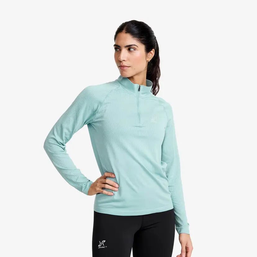 RevolutionRace Focus Half-zip Seamless Top Dame Arona