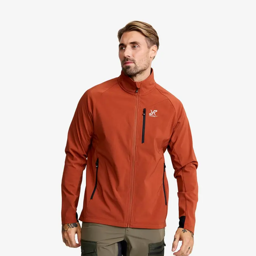 RevolutionRace Exciter Stretch Jacket Herre Rusty Orange