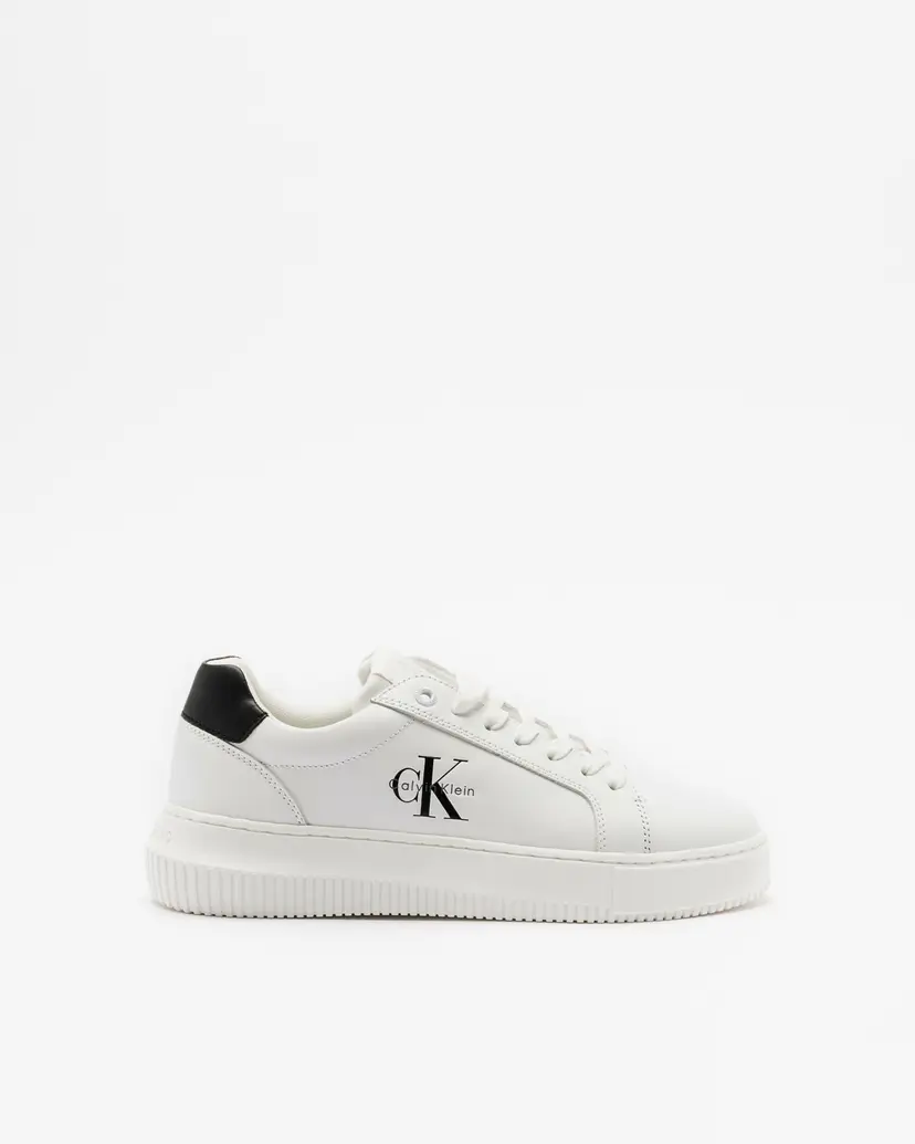 Calvin Klein Calvin Klein Chunky Cupsole Mono Lth Wn White White sneakers