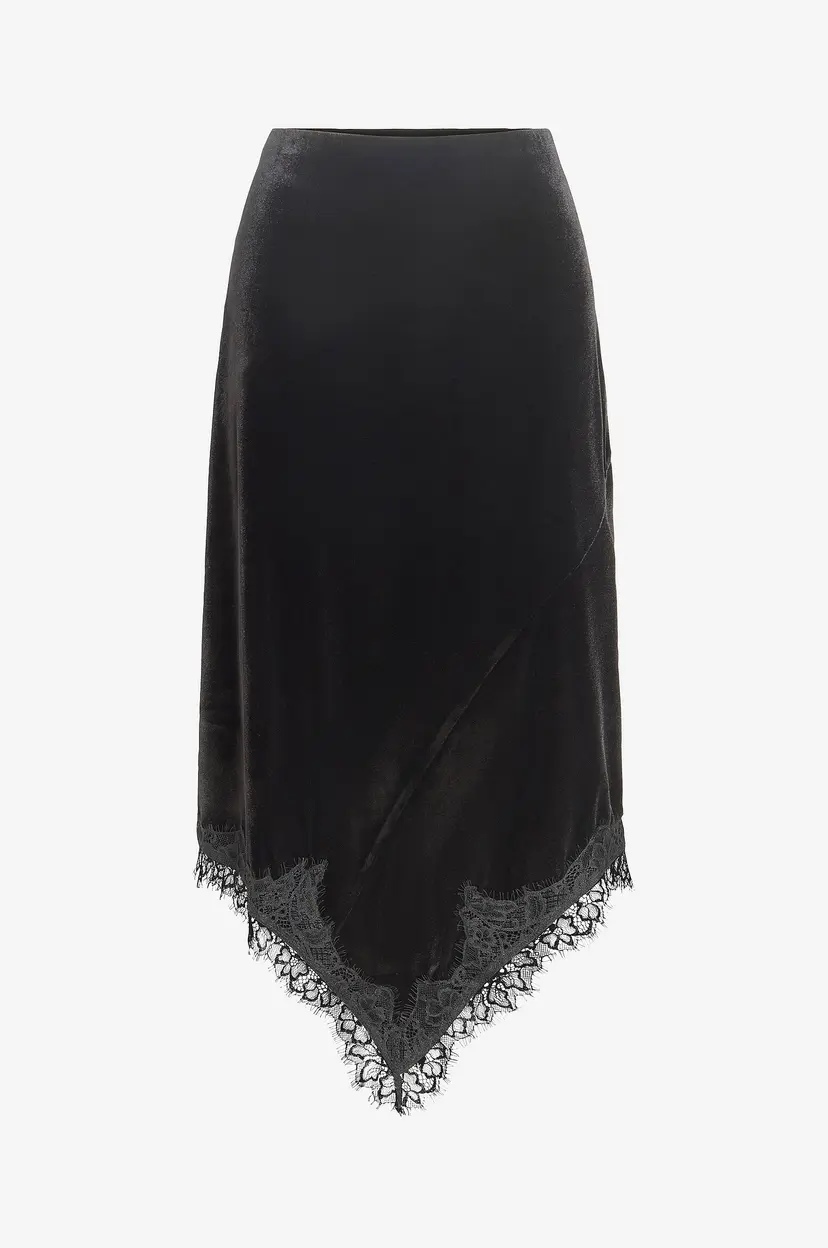 Vila Midiskjørt Vialindra Hw Midi Skirt/Vol - Svart