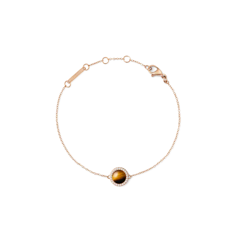 Daniel Wellington Rose Gold Bracelet Audrey Tiger Eye | DW
