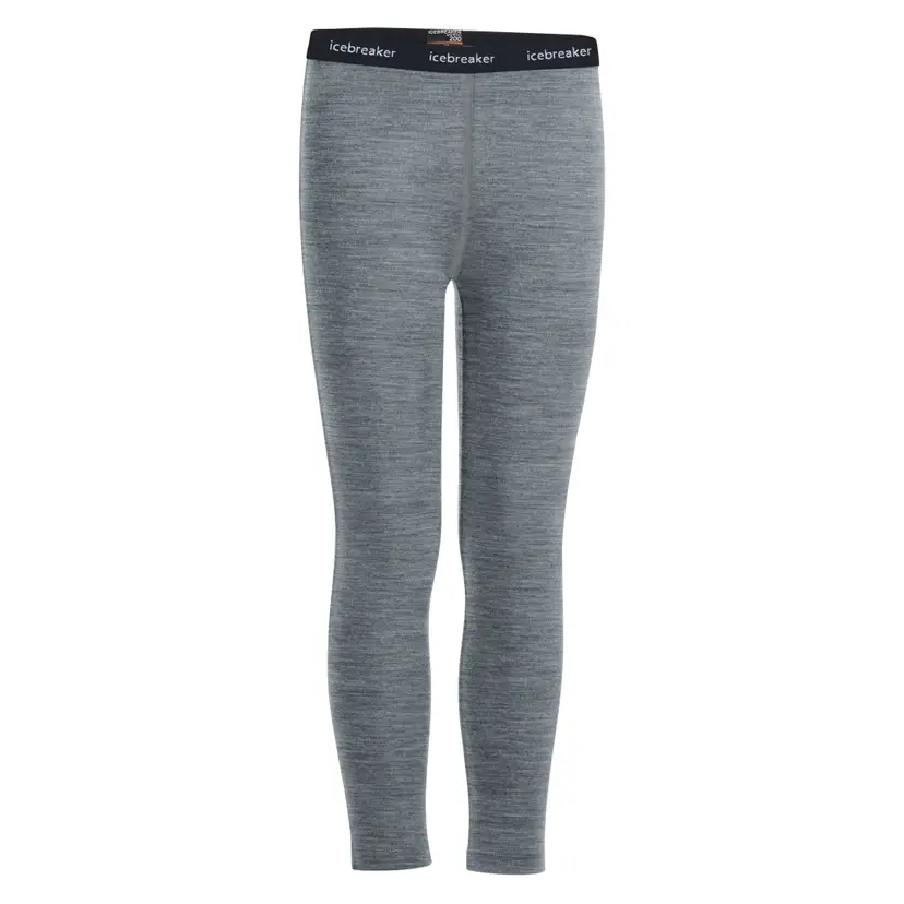 Icebreaker Icebreaker Kids' 200 Oasis Leggings Gritstone Heather