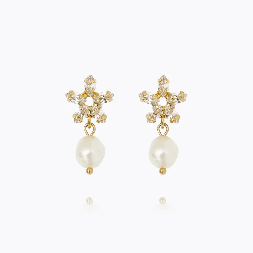 Caroline Svedbom Emmy Earrings Gold Pearl/Crystal