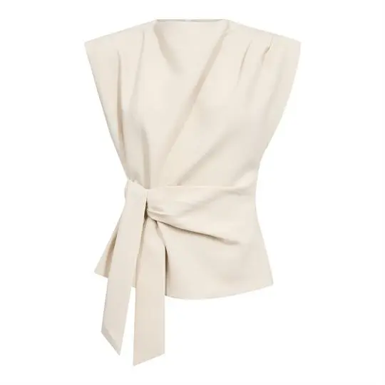 Co Couture Co' Couture - Acile Pleat Top - Bone