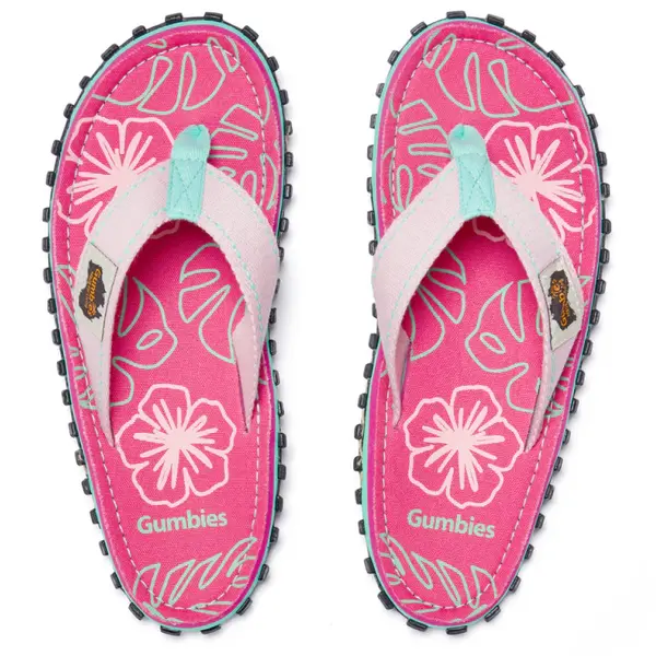 Gumbies Gumbies Islander Classic Blush Hibiscu