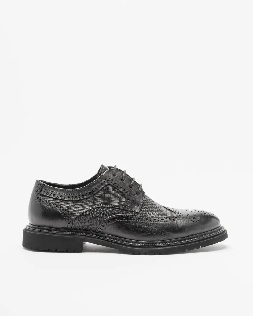 PROF PROF UNO2533 Black Brogue shoes
