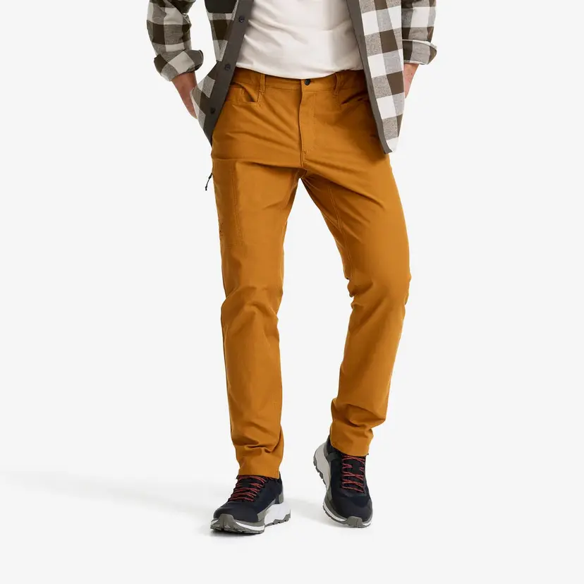 RevolutionRace Surround Stretch Pants Herre Golden Brown