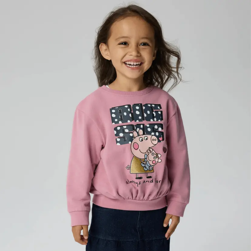 NAME IT Name It - Genser Ama Peppa Gris Lilas
