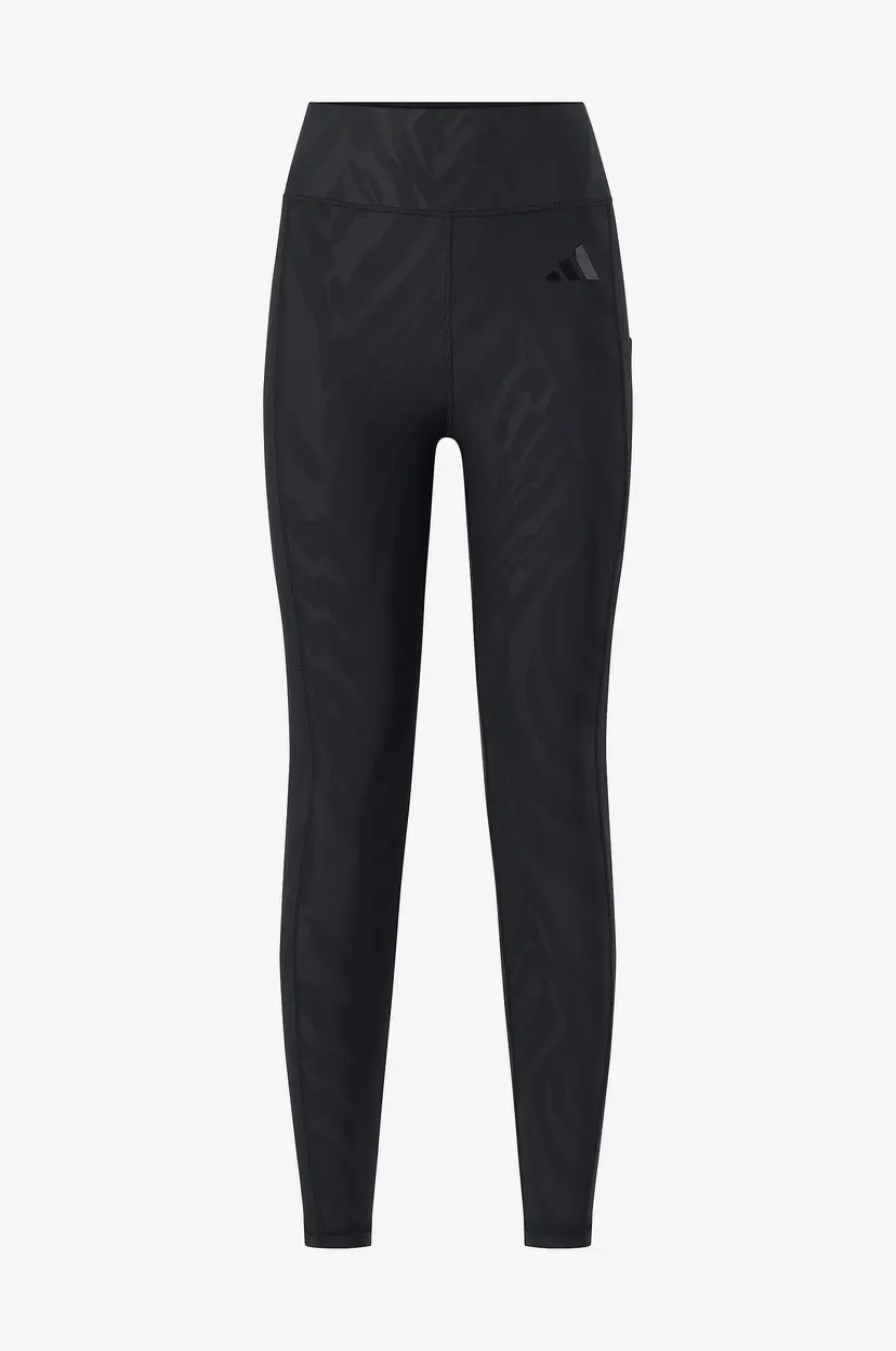 Adidas Sport Performance Treningstights Optime Aop - Svart