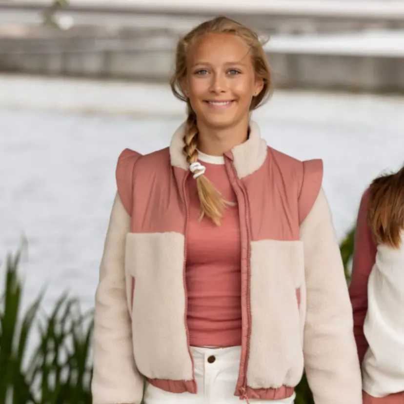 Woolland WoolLand - Fleecejakke Stryn Jr Burned Rose