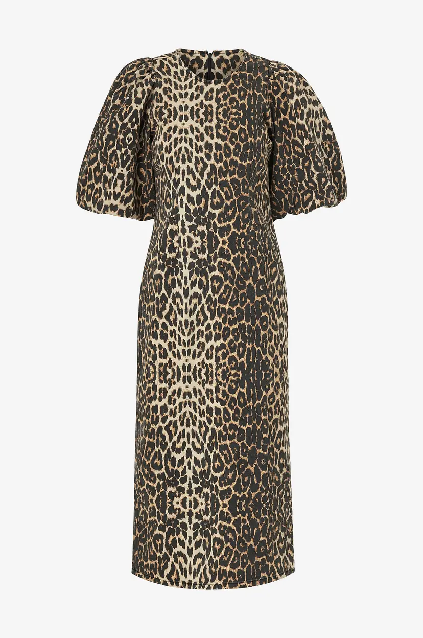 Co'couture Kjole Leocc Puff Dress - Beige