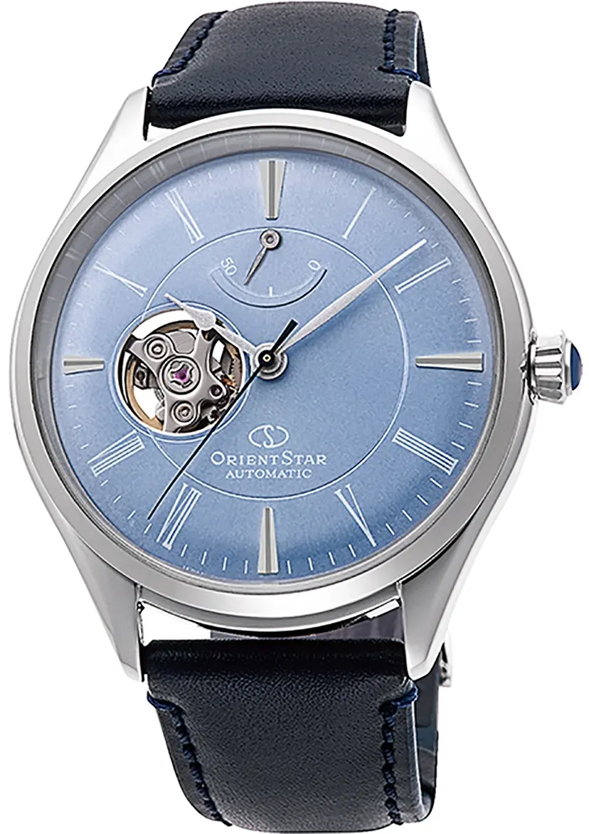 Orient Orient Herreklokke RE-AT0203L00B Classic Blå/Lær Ø41 mm