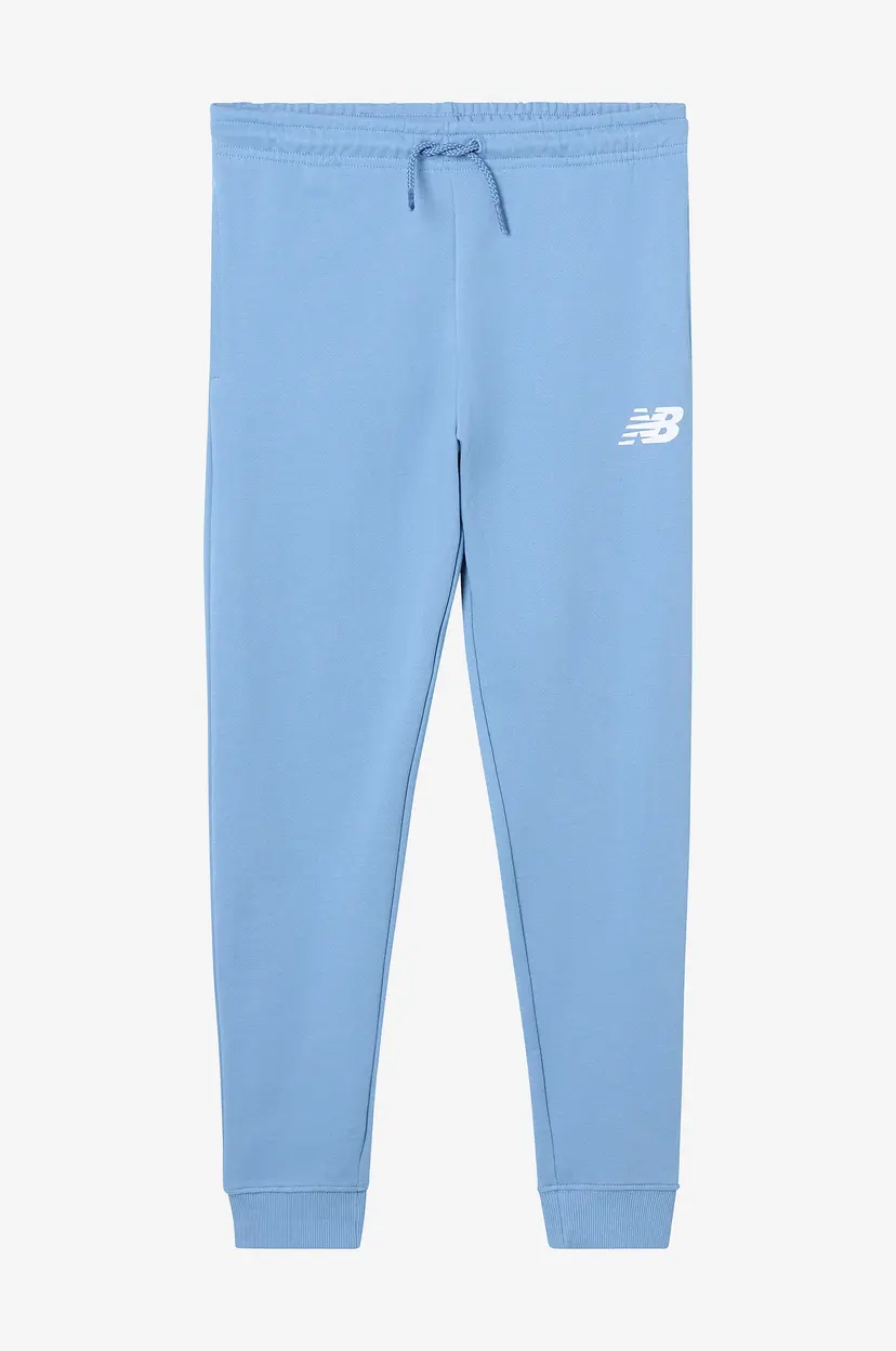 New Balance Sweatbukser French Terry Stacked Logo Jogger - Blå