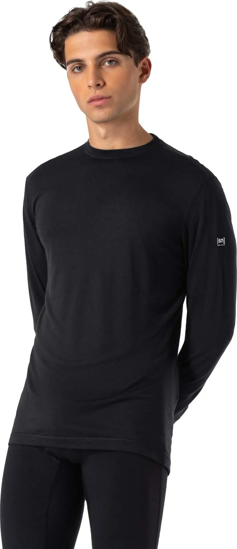 Super.Natural super.natural Men's Tundra175 Long Sleeve Jet Black