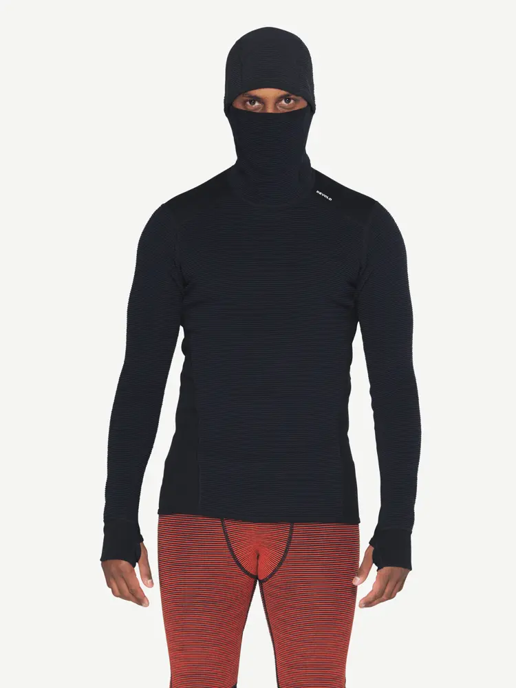 Devold Devold - Reverso Merino Hoodie Herre - Large - Blå