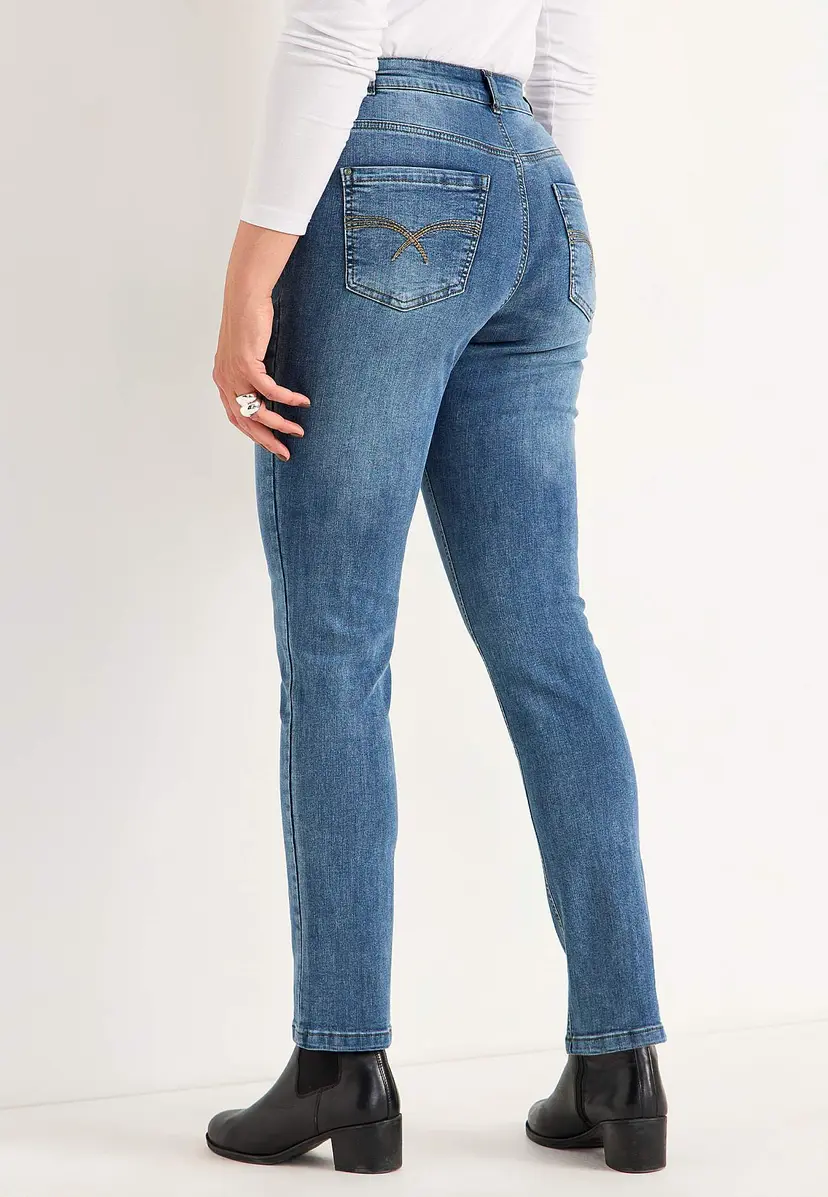 Cellbes of Sweden Jeans med strikk i sidene - to lengder Elsa
