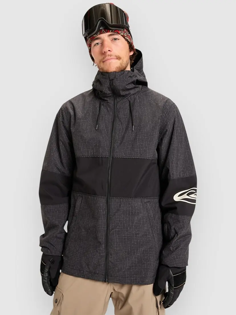 Quiksilver Quiksilver High In The Hood Jakke svart