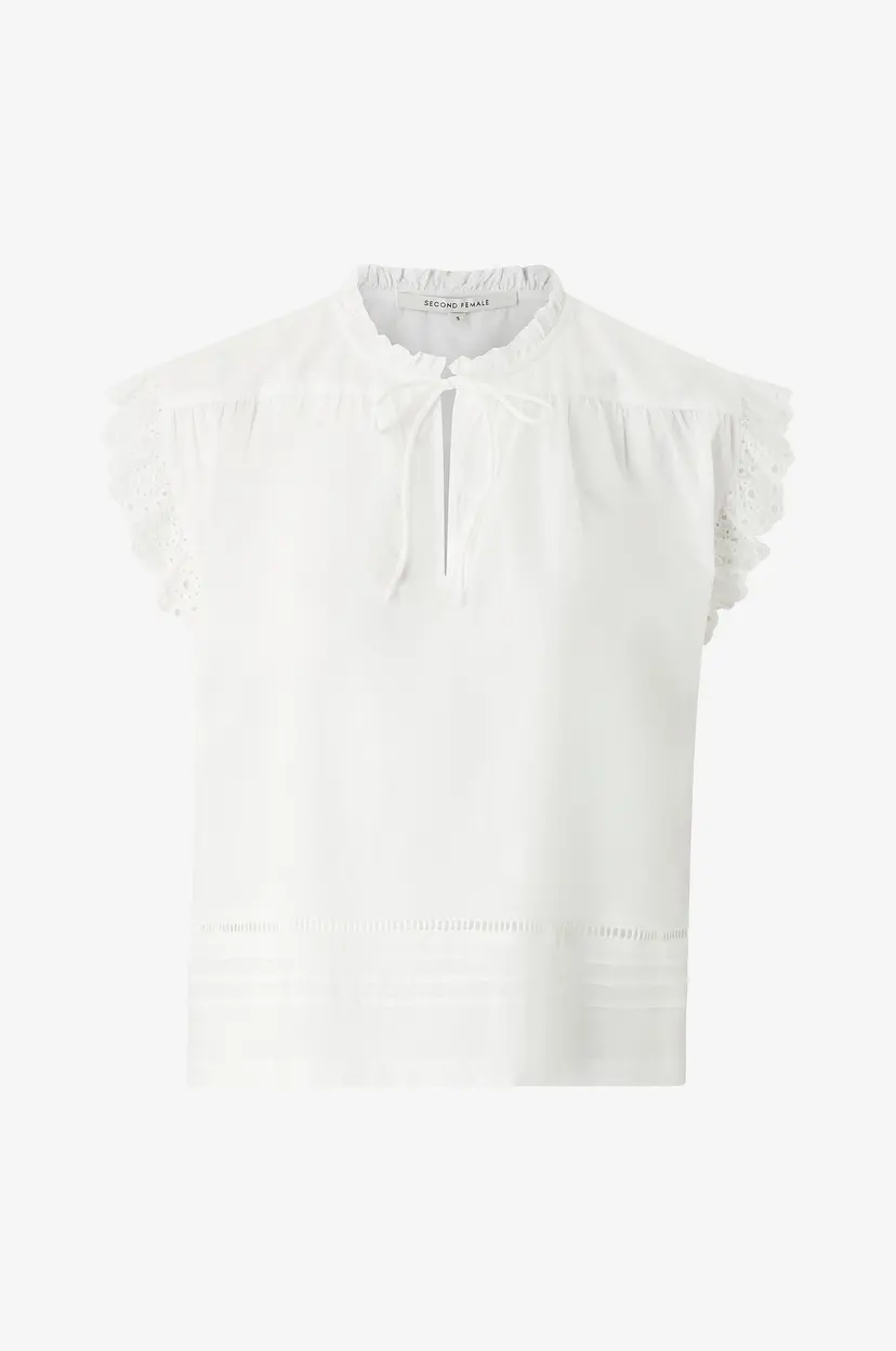 Second Female Bluse Limonata Top - Hvit