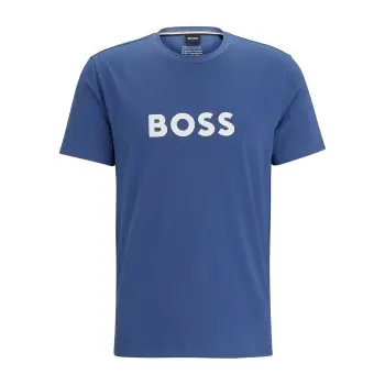 BOSS BOSS T Shirt RN Blå bomull Small Herre