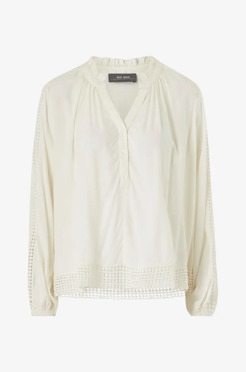 Mos Mosh Bluse mmMacha Lace Blouse - Beige