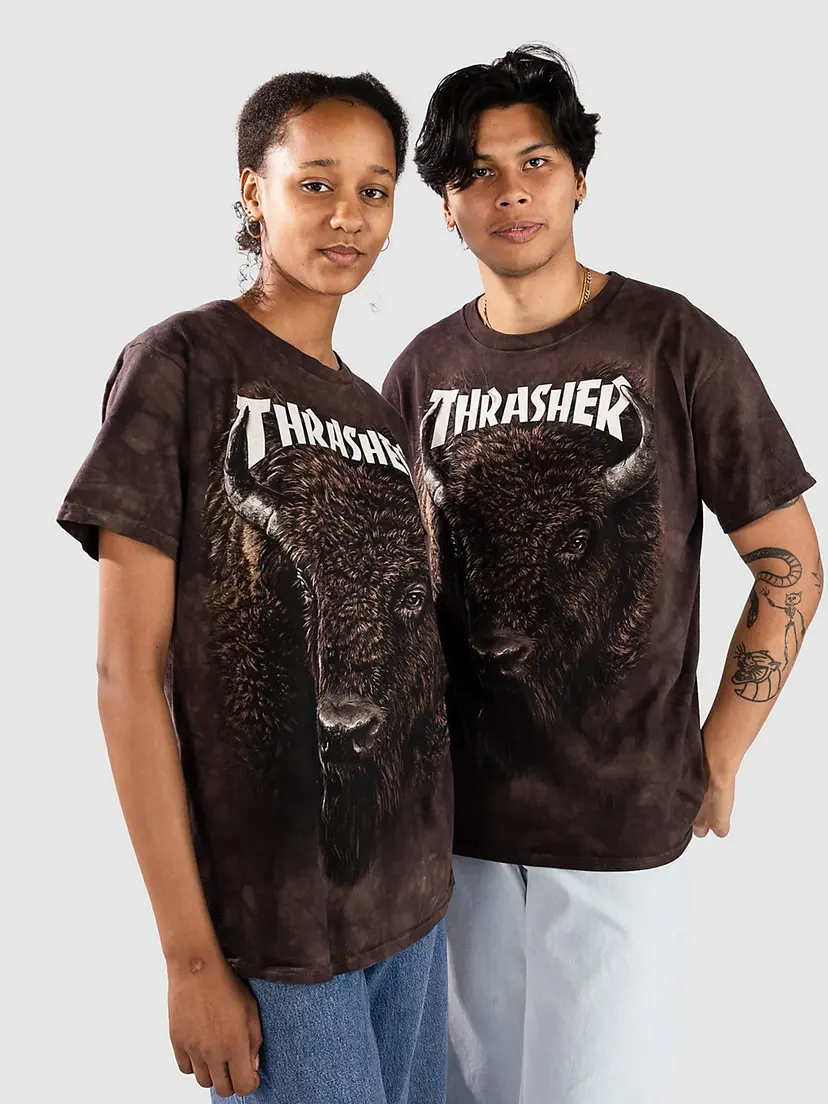 Thrasher Thrasher Bison T-skjorte brun