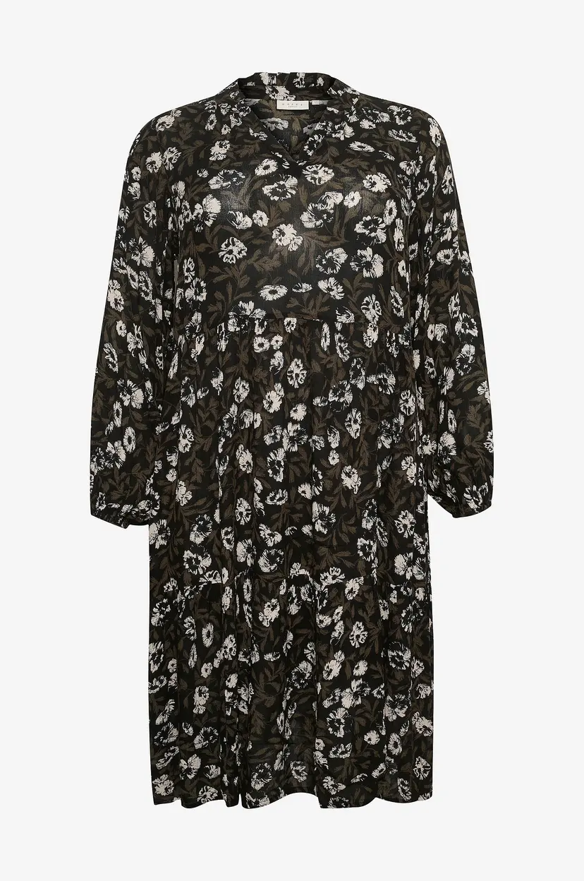 KAFFE Curve Kjole kcMalana Ami Dress - Grønn