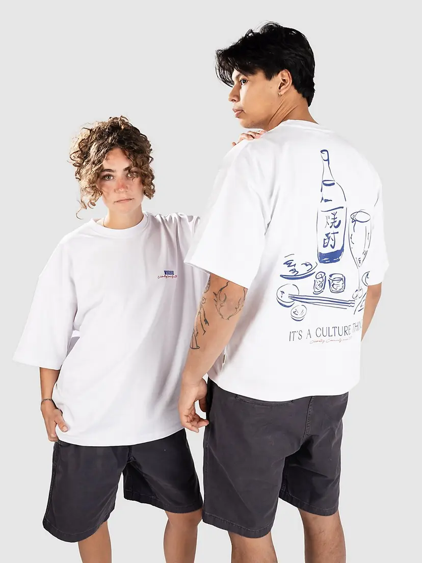 Woodbird Woodbird WBBeam Culture T-skjorte hvit