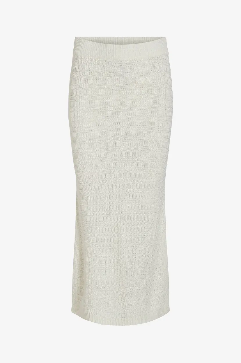 Vila Skjørt viMargot Midi Knit Skirt - Hvit