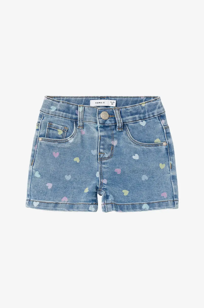 NAME IT Jeans-shorts nmfSalli Slim Dnm Shorts 3555 - Blå