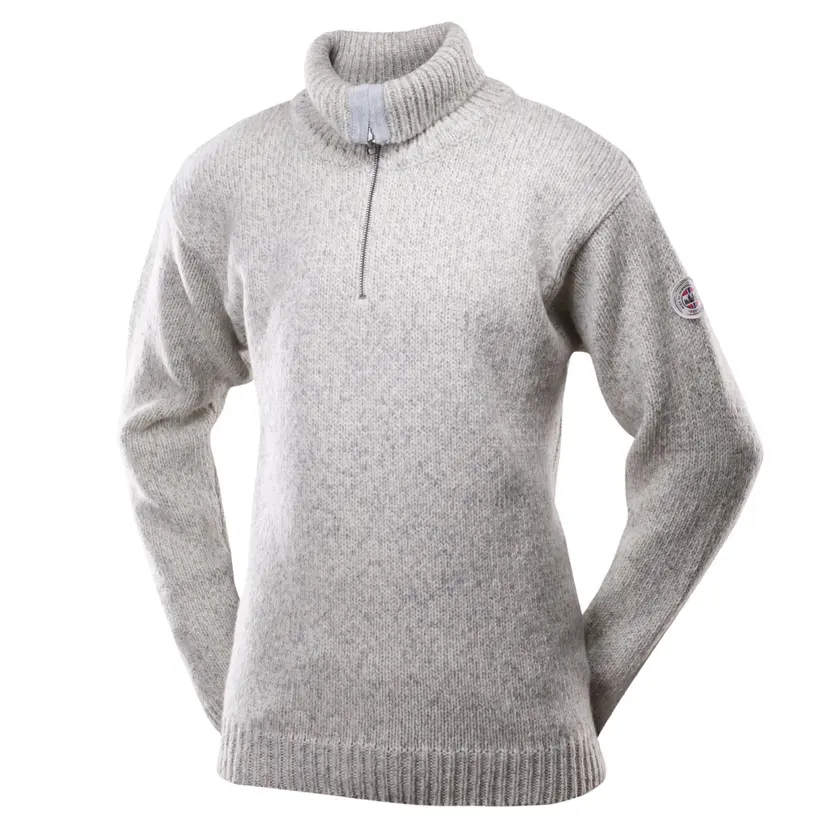 Devold Devold Unisex Nansen Sweater Zip Neck Grey Melange