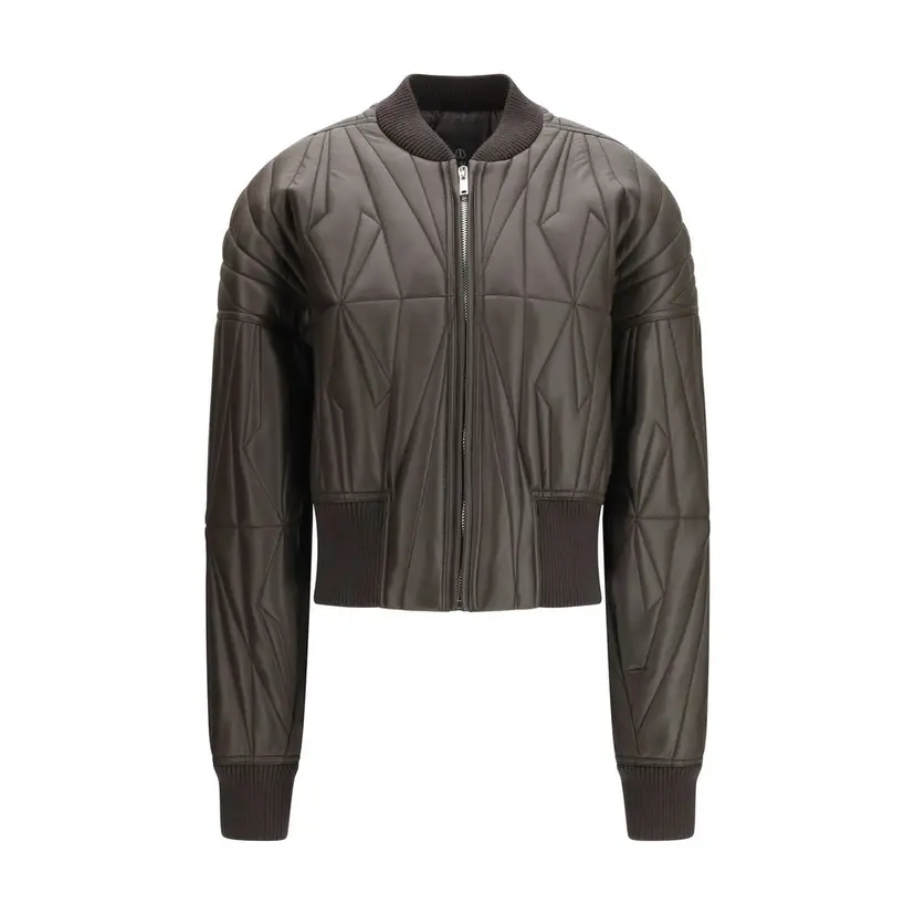 Moncler X Rick Owens Moncler X Rick Owens Bomberjakker – Brun