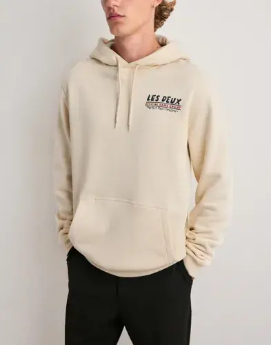 Les Deux Les Deux Record Hoodie Hoodies Beige