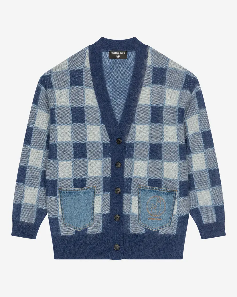 Iceberg Jeans Iceberg Jeans A006-9017 Blue Cardigan