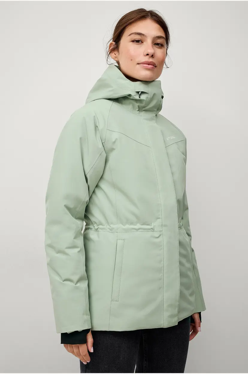 Áhkká Vattert jakke Outdoor Jacket Padded - Grønn