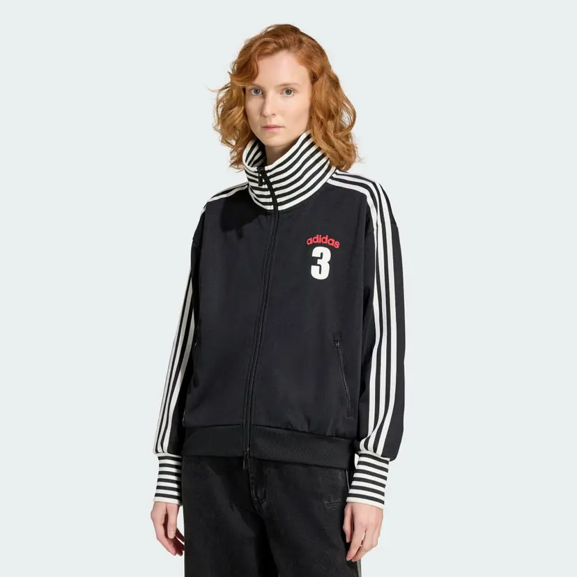 Adidas VINTAGE BB TT STRIPED RIB Treningsoverdel