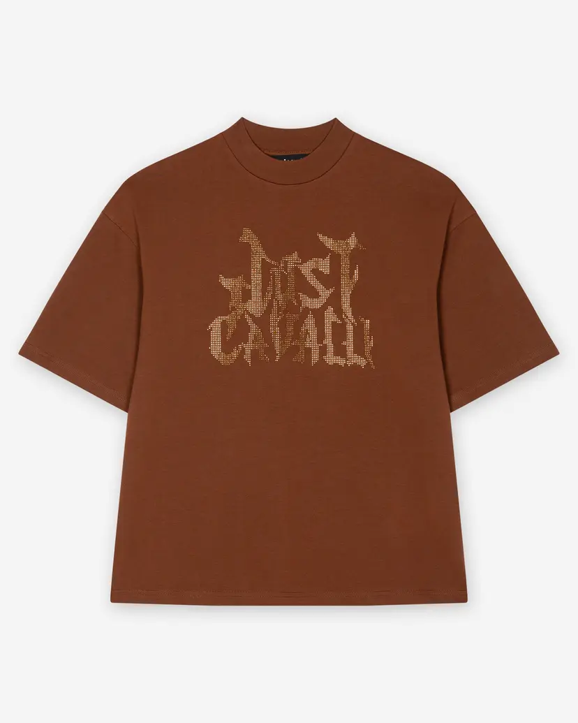 Just Cavalli Just Cavalli 79PAHE12 Camel T-shirt