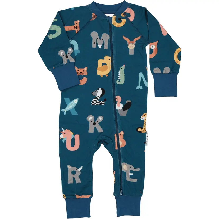 Geggamoja Pyjamas Bambu Animal Letters - 86/92