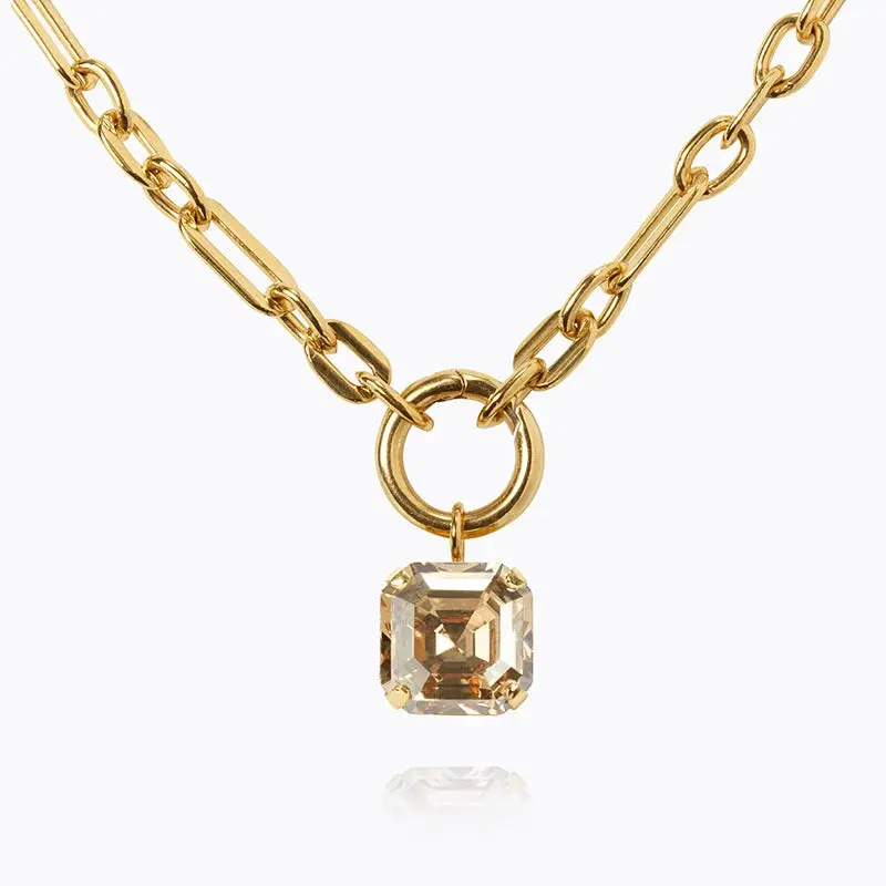 Caroline Svedbom Eve Necklace Gold Golden Shadow