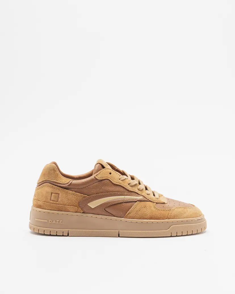 D.A.T.E. D.A.T.E. TORNEO PURE Camel Sneakers