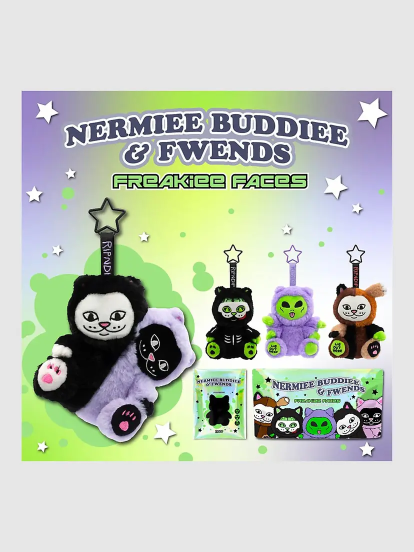 Ripndip RIPNDIP Nermiee Buddies & Friends Mutants Bag Charm mønster