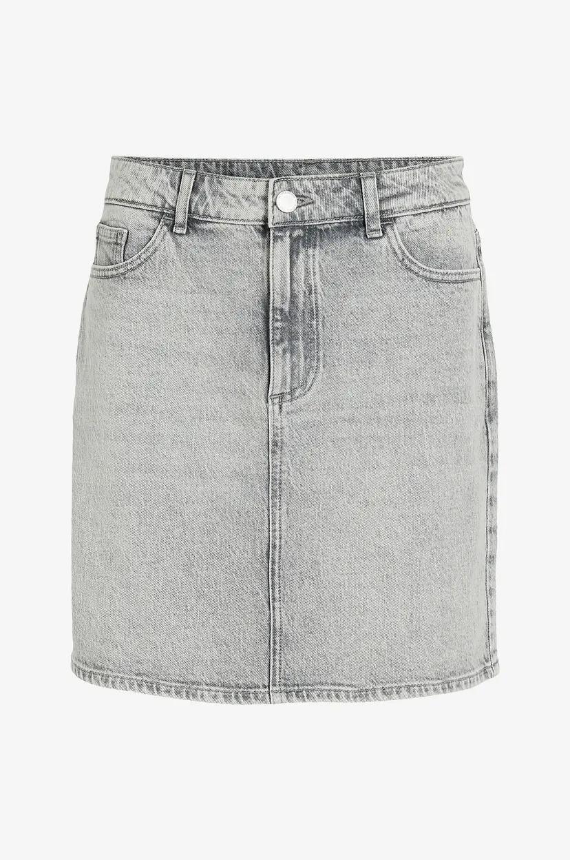 Vila Denim skjørt viKaja Jaf Lbd Denim Skirt - Grå