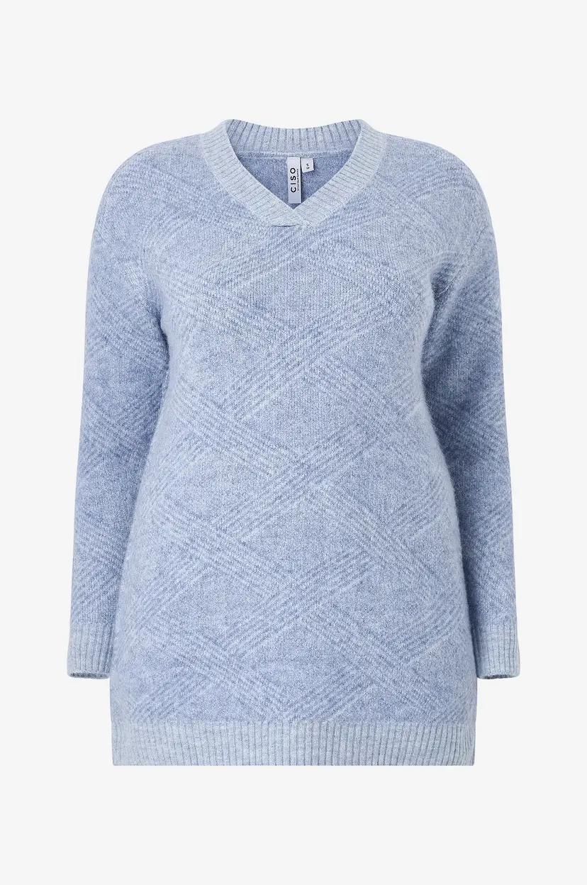 Ciso Pullover Knit - Blå